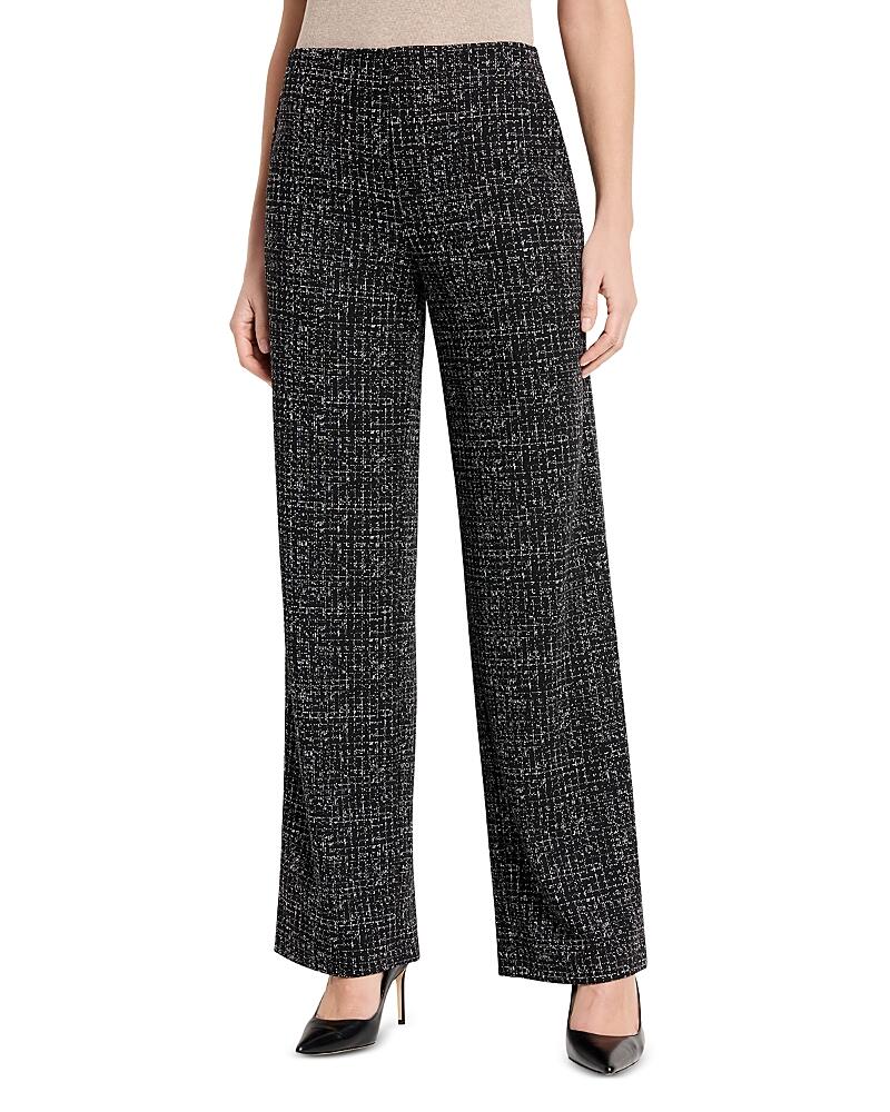 Nic+Zoe Dotty Grid Wide Leg Pants Cover