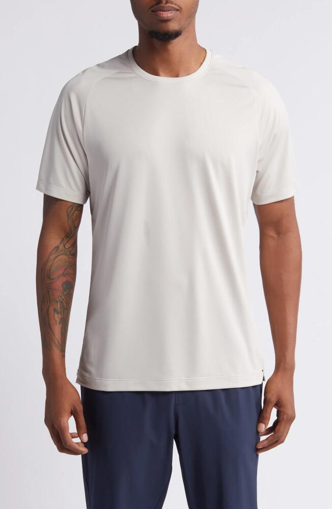 Zella Racquet Performance T-Shirt in Grey Pebble Cover