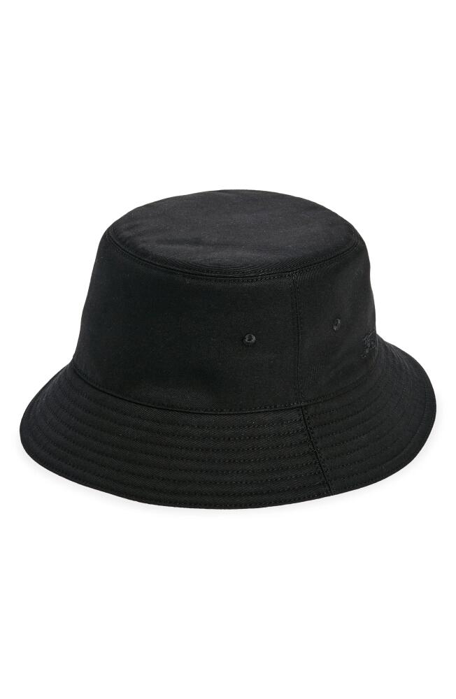 burberry Reversible Twill Bucket Hat in Black Cover