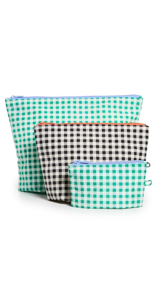 BAGGU Gingham Go Pouch Set Gingham Cover