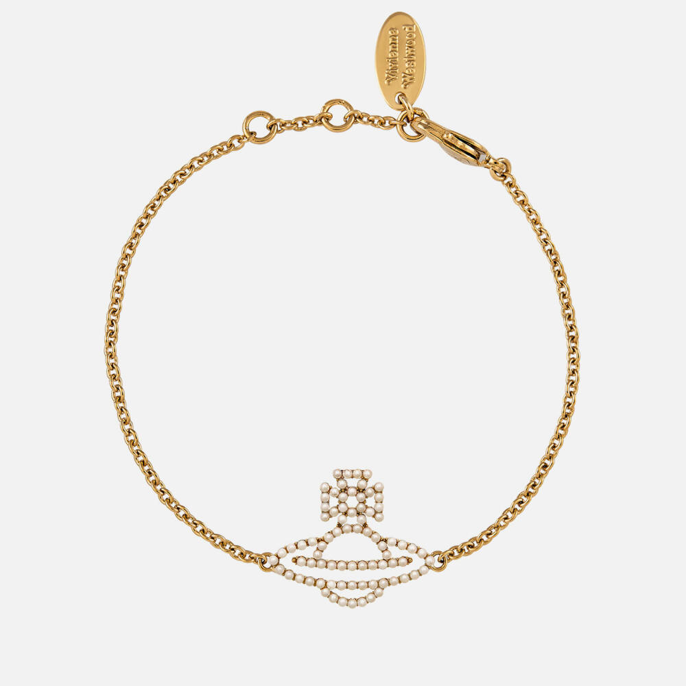 Vivienne Westwood Isla Faux-Pearl Gold-Tone Bracelet Cover