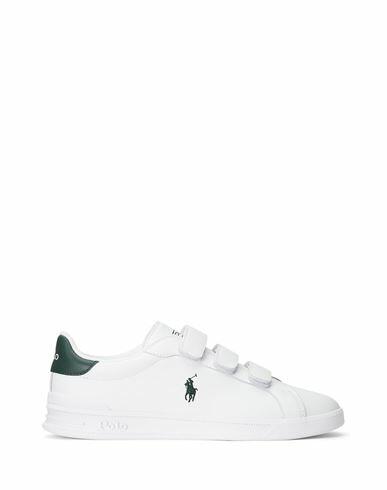 Polo Ralph Lauren Man Sneakers White Soft Leather Cover