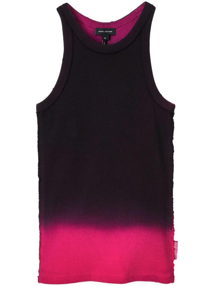 Marc Jacobs Grunge spray-effect tank top - Black Cover