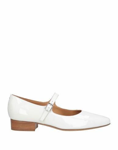 Maison Margiela Woman Ballet flats White Leather Cover