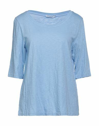 Michael Stars Woman T-shirt Sky blue Supima Cover