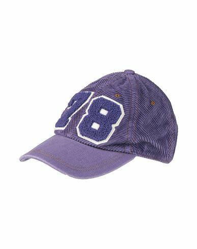 Golden Goose Man Hat Purple Cotton Cover