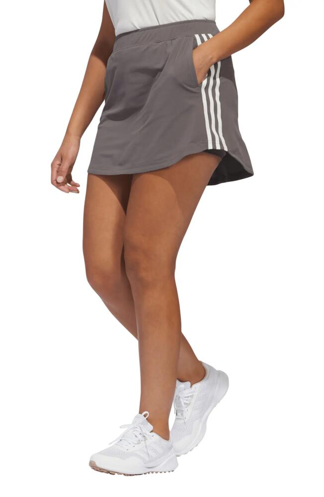 adidas Golf Ultimate365 Twist Knit Skirt in Charcoal Cover