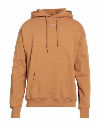 Drôle De Monsieur Man Sweatshirt Camel Cotton Cover