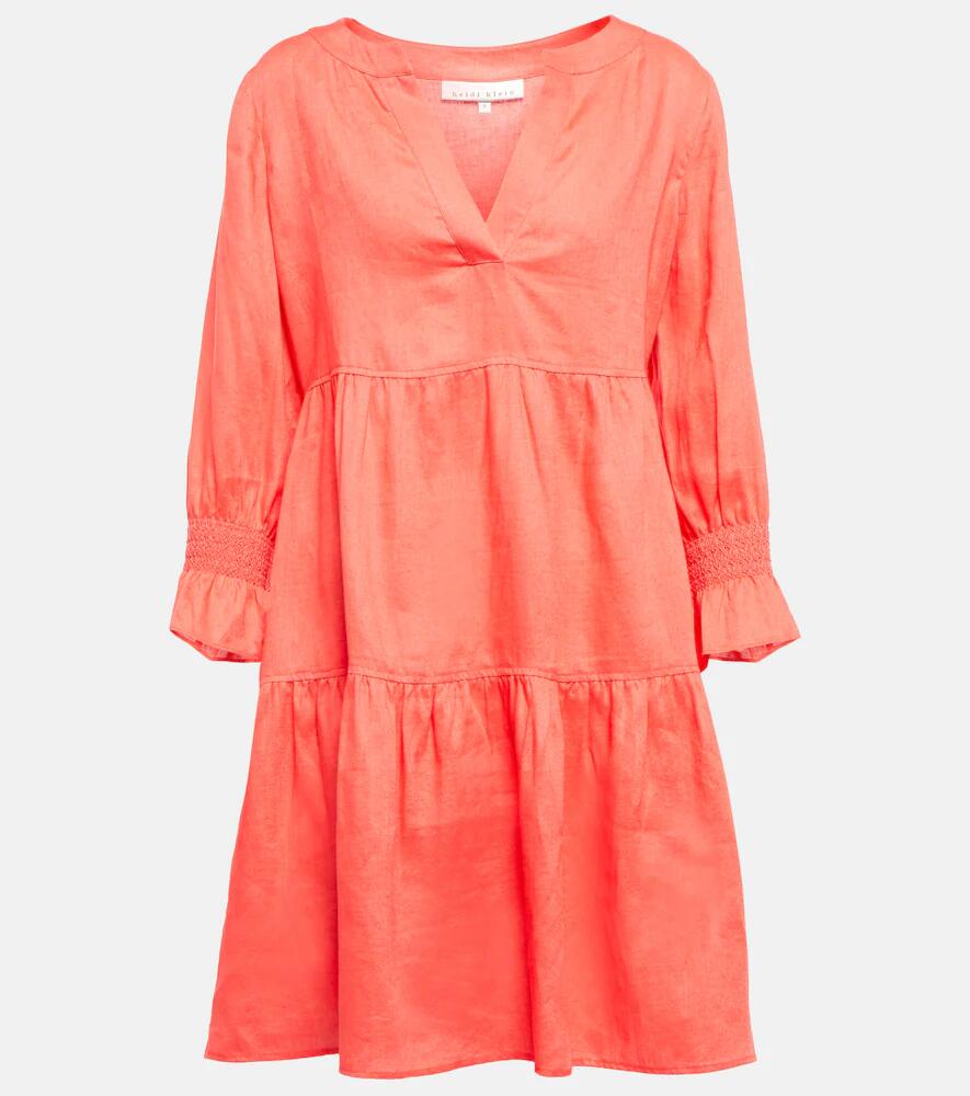 Heidi Klein Moroccan Sands linen minidress Cover