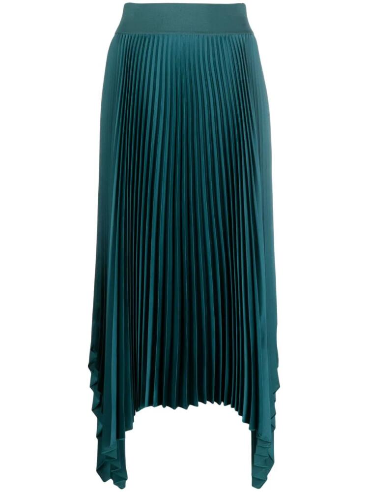 JOSEPH Ade pleated midi skirt - Green Cover