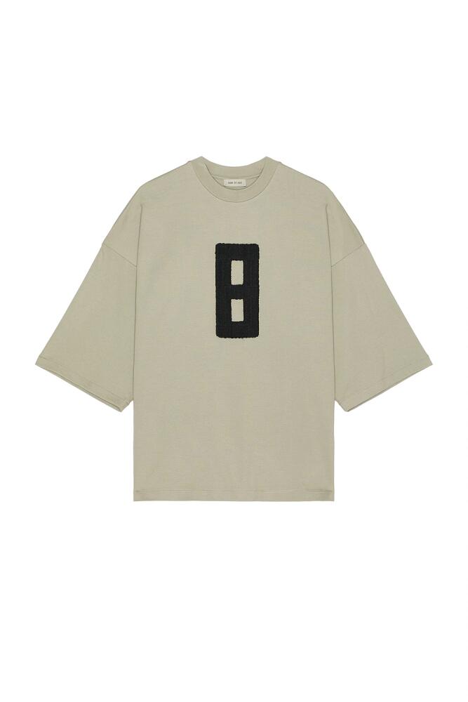 Fear of God Embroidered 8 Milano Tee in Grey Cover