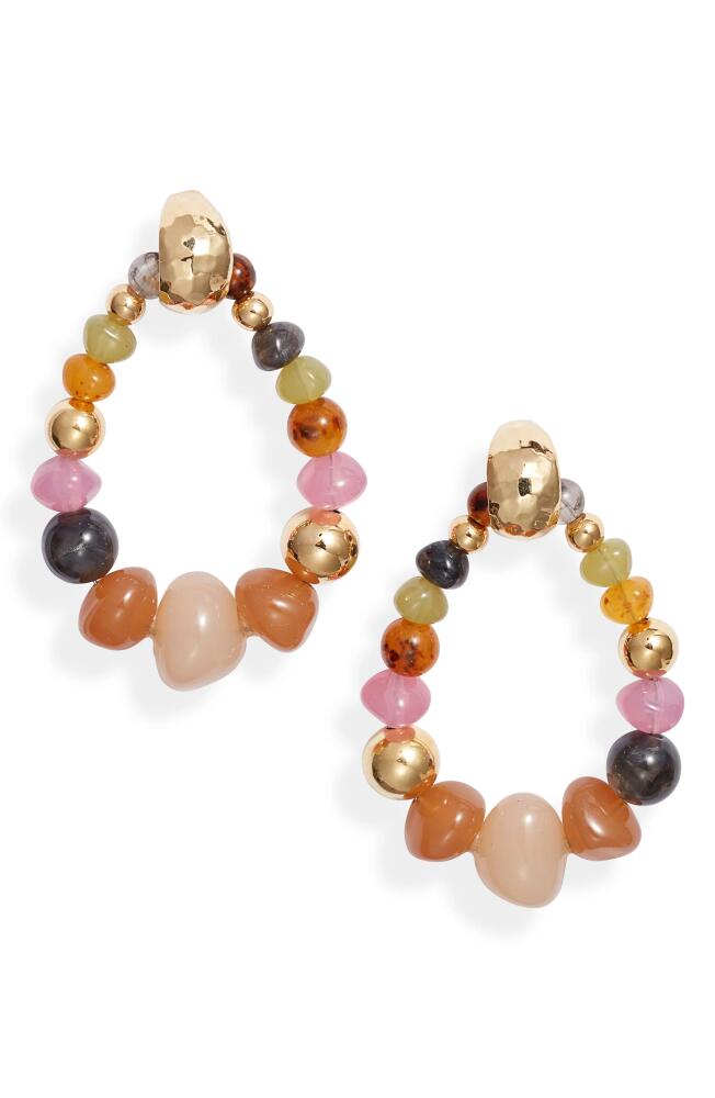 Gas Bijoux Biba Bead Earrings in Mixed Orange Cover