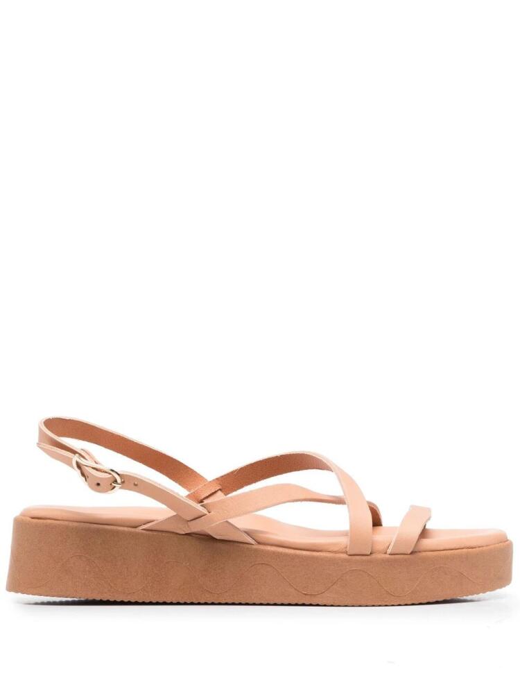 Ancient Greek Sandals Silia cross-strap sandals - Neutrals Cover