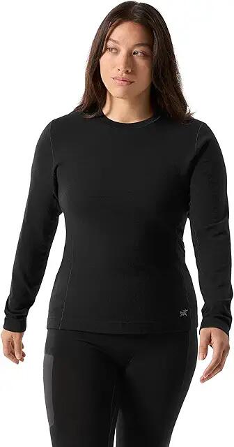 Arc'teryx Satoro Merino Wool Crew (Black) Women's Clothing Cover