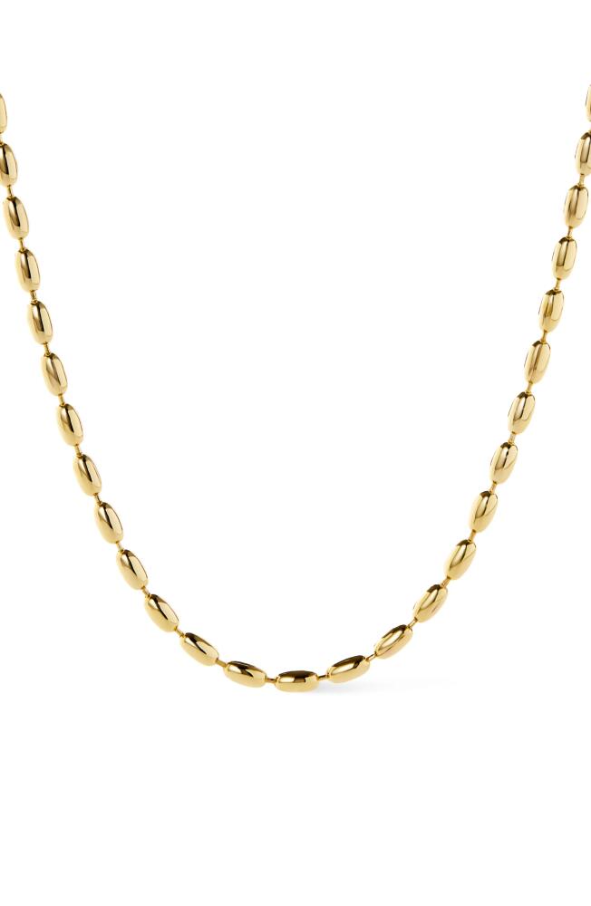 Ana Luisa Ball Chain Necklace - Capri in Gold Cover