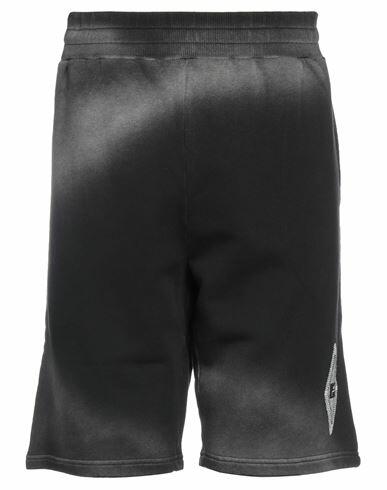 A-cold-wall* Man Shorts & Bermuda Shorts Black Cotton, Elastane Cover