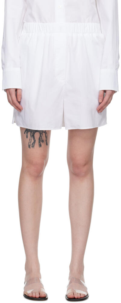 The Frankie Shop White Lui Shorts Cover