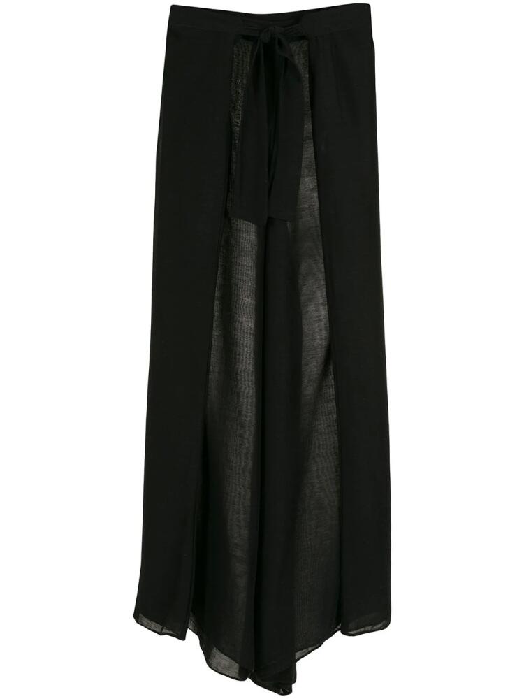 Amir Slama box-pleat palazzo pants - Black Cover