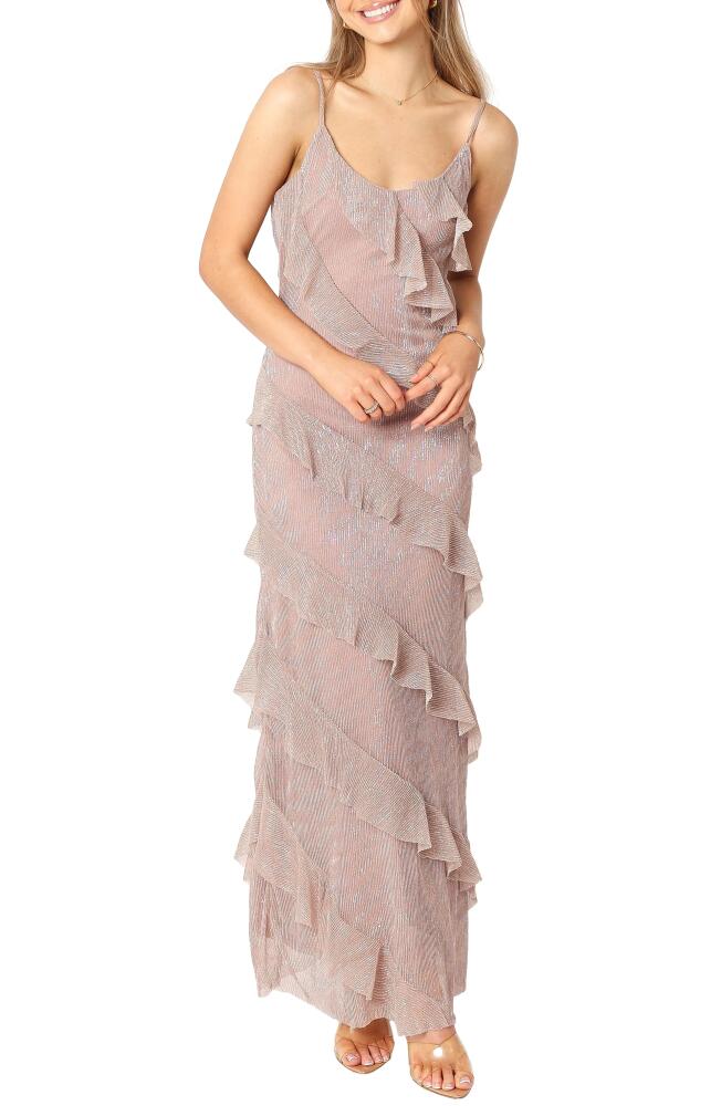 Petal & Pup Ciao Shimmer Ruffle Gown in Dusty Lavender Cover