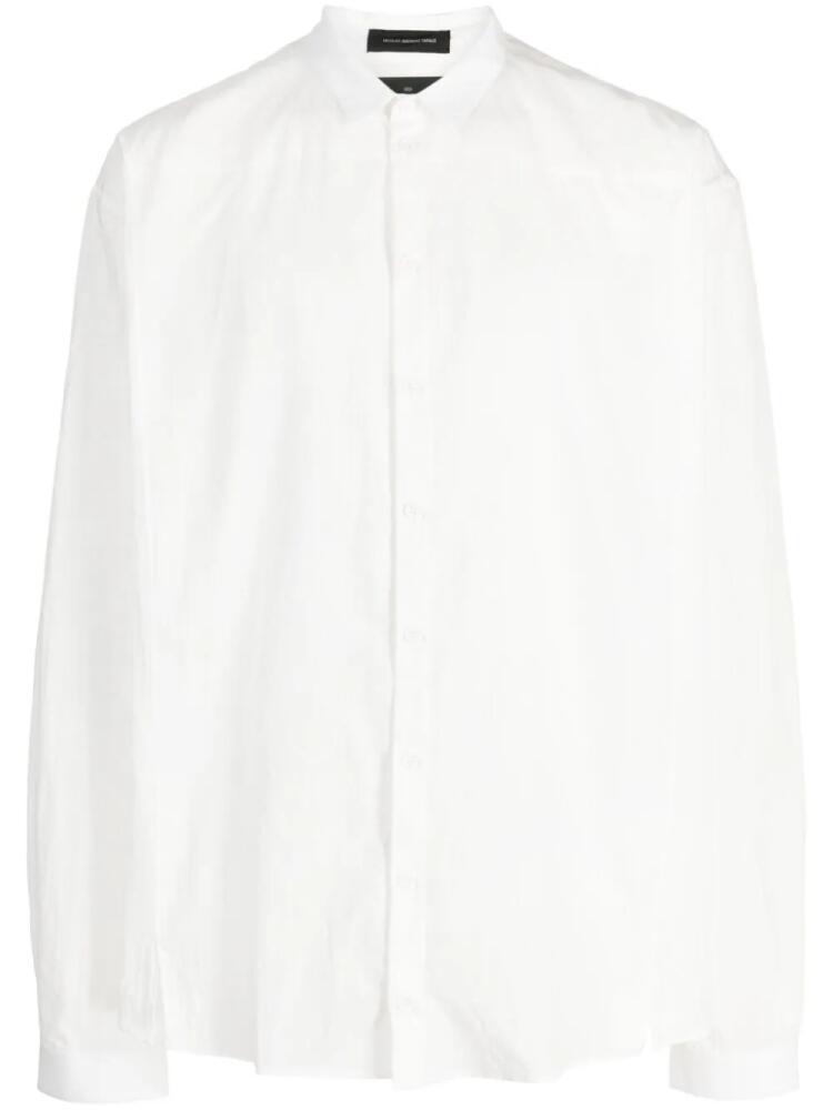 Nicolas Andreas Taralis oversized cotton shirt - White Cover