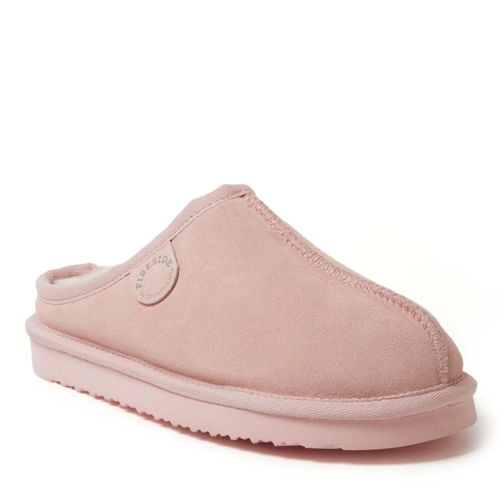 DEARFOAMS Fireside Greta Genuine Shearling Clog Slipper in Pink Cover