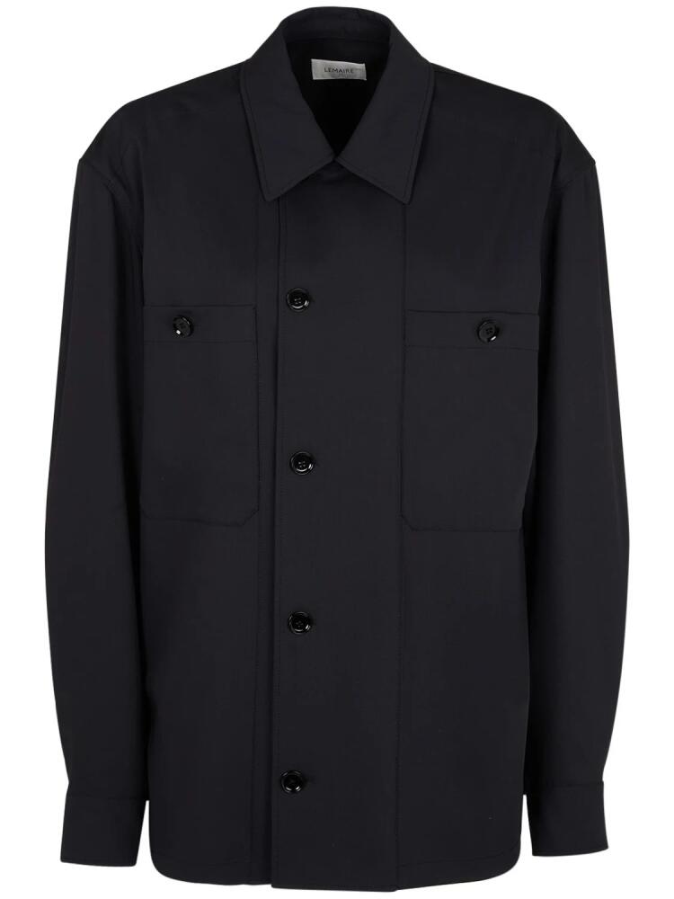 LEMAIRE Soft Wool Military Overshirt Cover