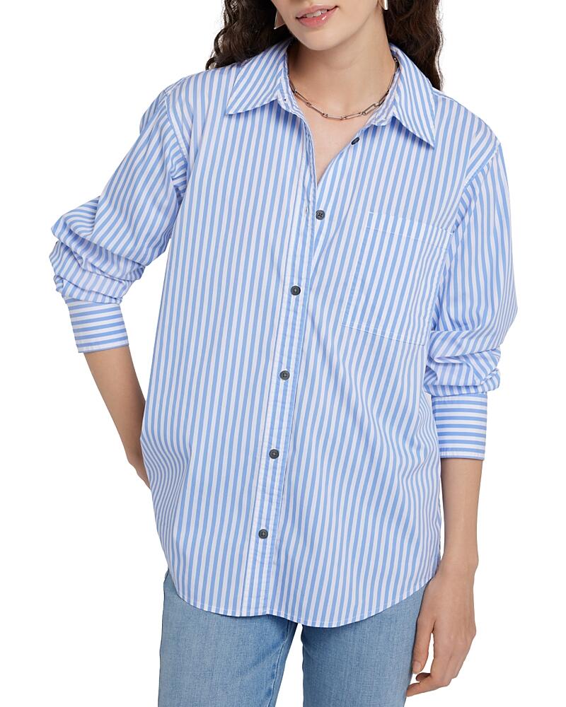 7 For All Mankind Striped Shirt Cover