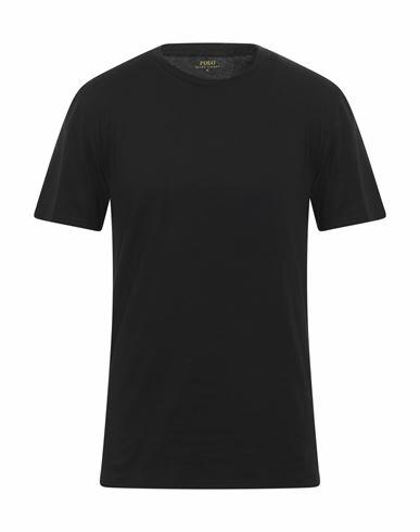 Polo Ralph Lauren Man Undershirt Black Cotton, Elastane Cover