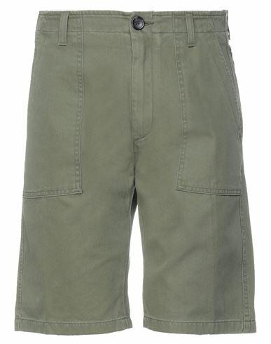 Department 5 Man Shorts & Bermuda Shorts Military green Cotton Cover