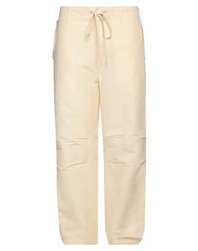 Auralee Man Pants Ivory Linen, Cotton Cover