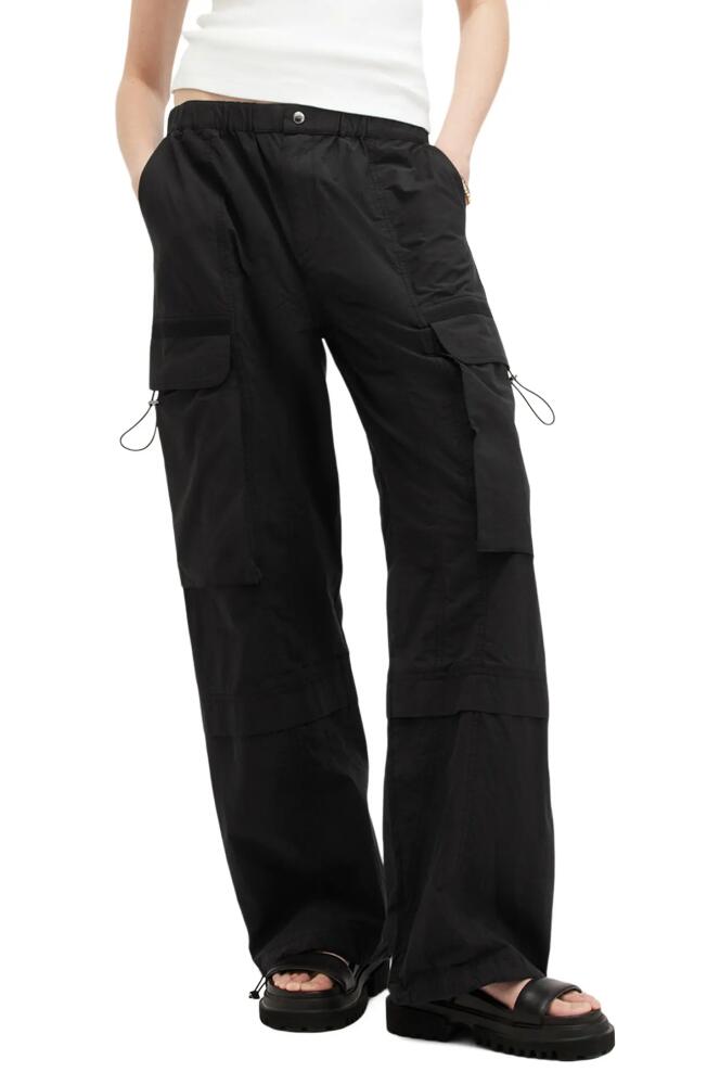 AllSaints Barbara Cargo Pants in Black Cover