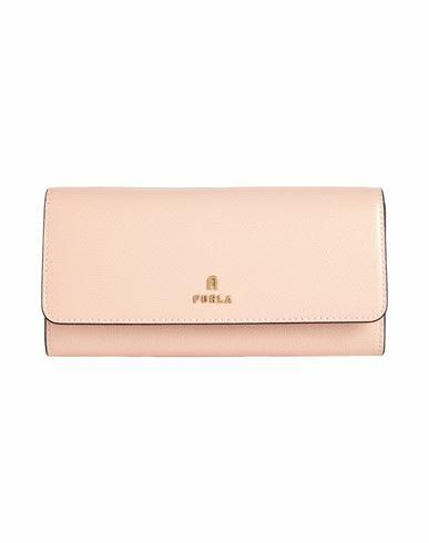 Furla Woman Wallet Light pink Soft Leather Cover