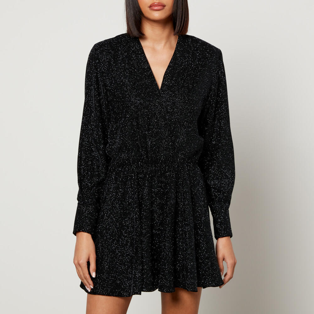 Marant Etoile Alexane Sequin Velvet Mini Dress Cover