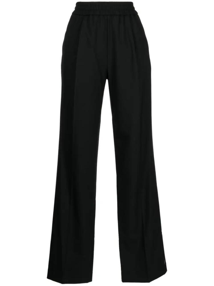 Helmut Lang high-waist cotton track pants - Black Cover