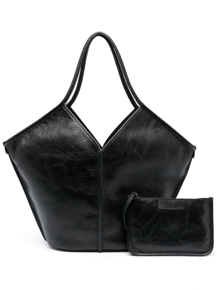 Hereu Callela leather tote bag - Black Cover