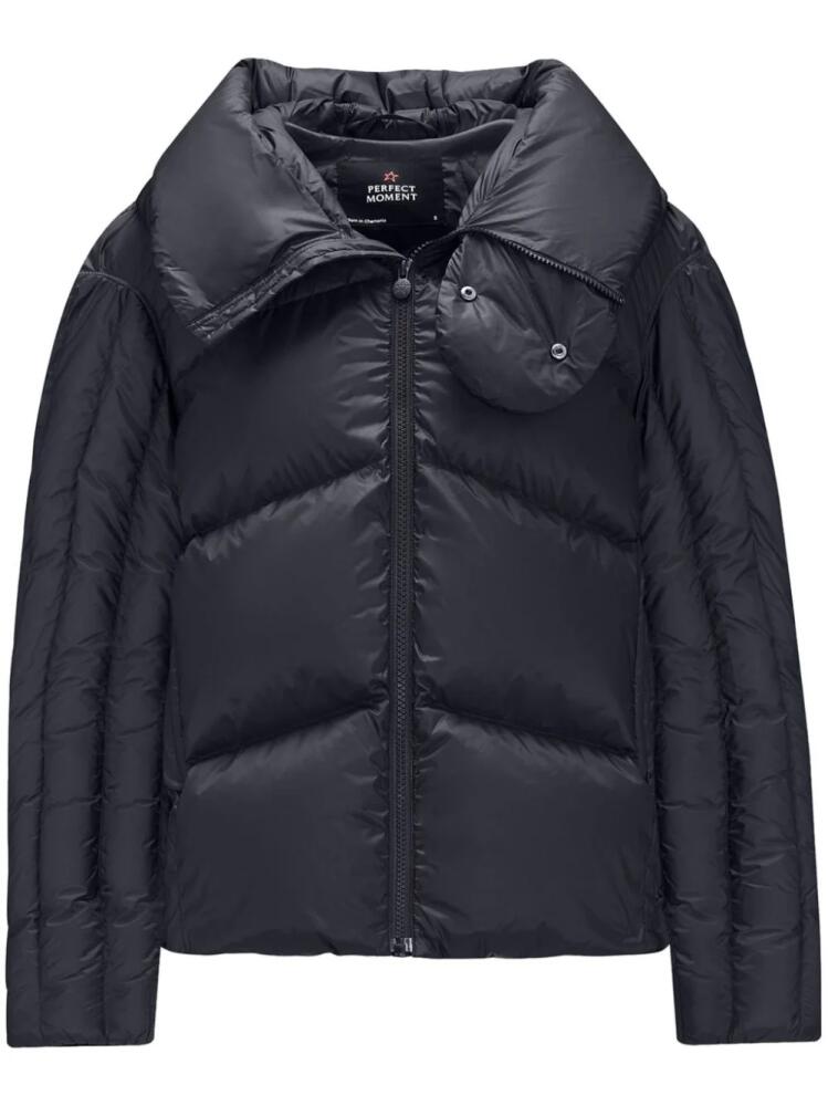 Perfect Moment Orelle logo-appliqué puffer jacket - Black Cover