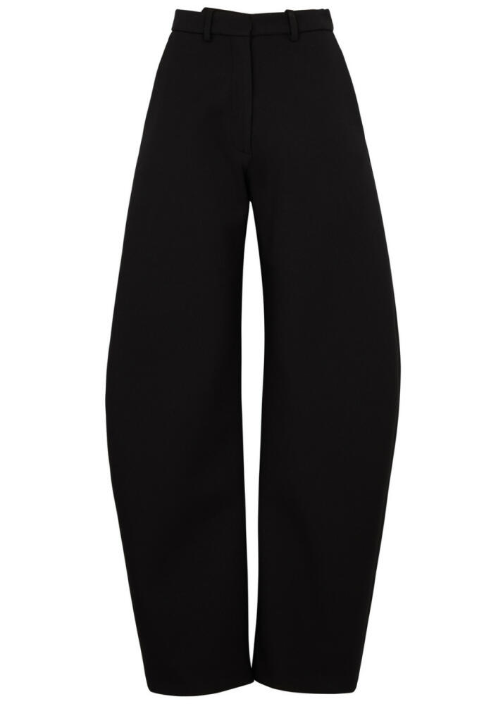 Alaïa Round Stretch-wool Trousers - Black Cover