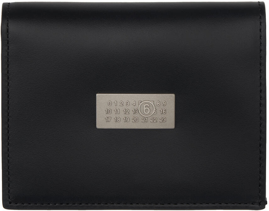 MM6 Maison Margiela Black Numeric Wallet Cover