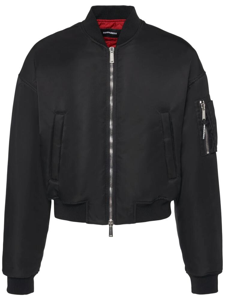 DSQUARED2 80s Nylon Bomber Jacket Cover