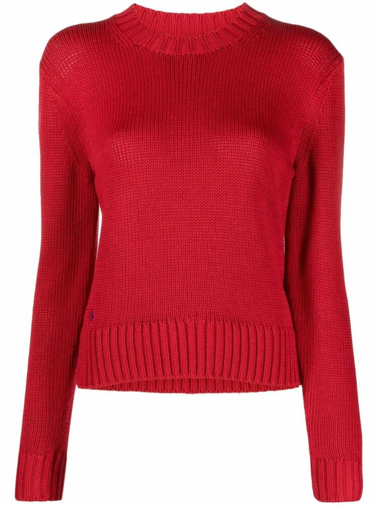 Polo Ralph Lauren Polo Pony chunky-knit jumper - Red Cover