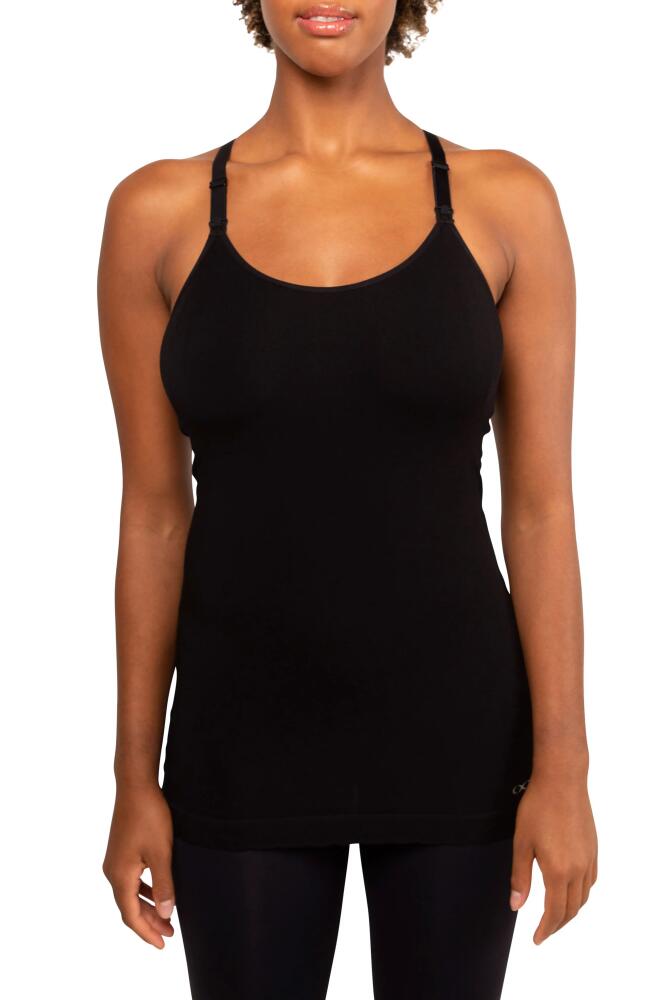 Modern Eternity Racerback Nursing Tank in Black Cover