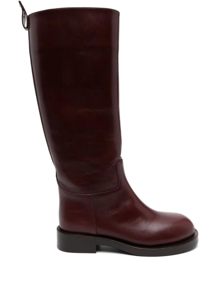 Rabanne leather boots - Red Cover