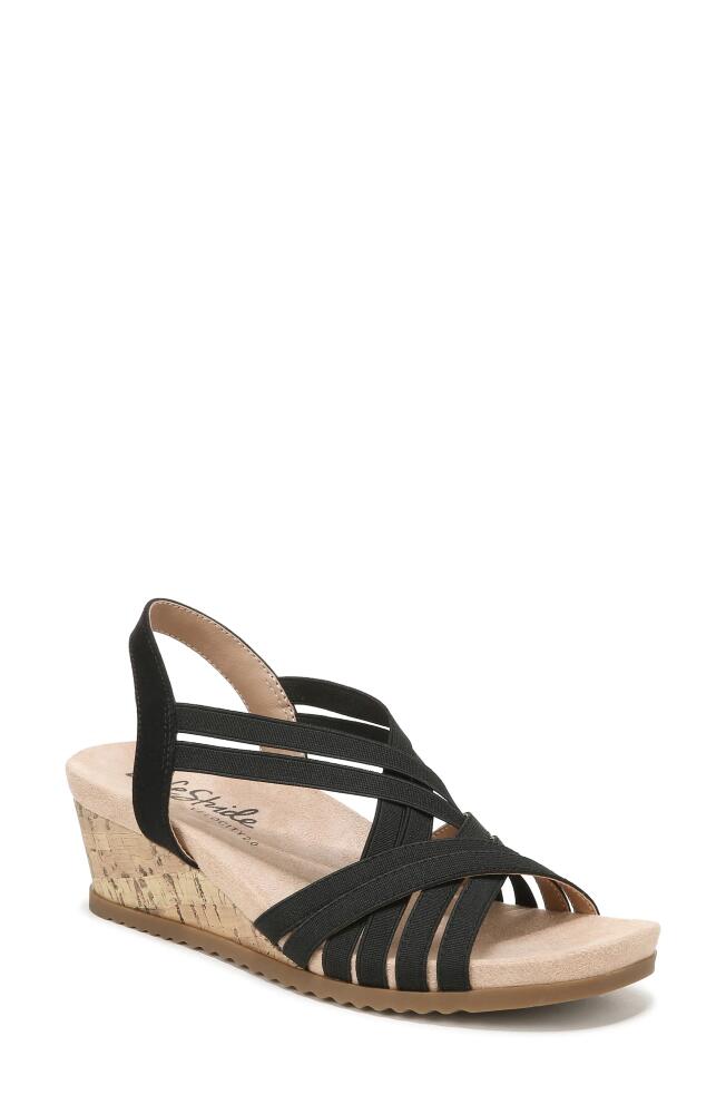 LifeStride Stellar Strappy Wedge Sandal in Black Cover