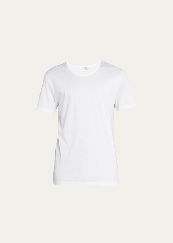 Zimmerli Men's Sea Island Scoop Neck T-Shirt Cover