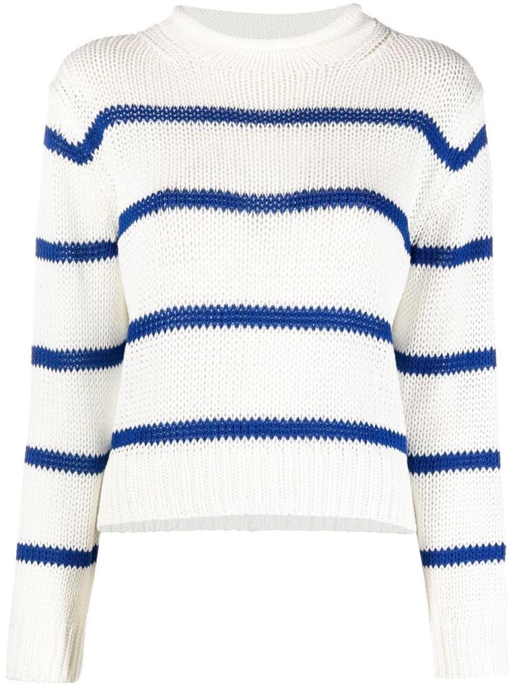 Polo Ralph Lauren striped crew-neck jumper - White Cover