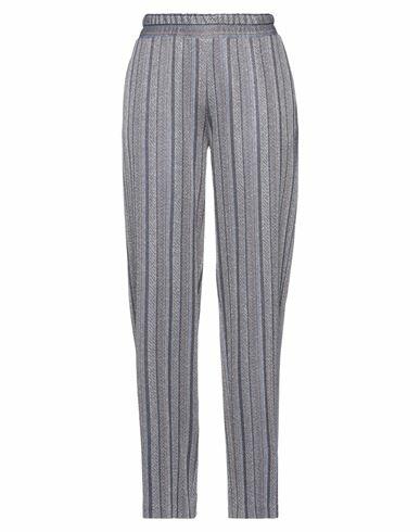 Camicettasnob Woman Pants Pastel blue Viscose, Polyamide, Metallic fiber Cover