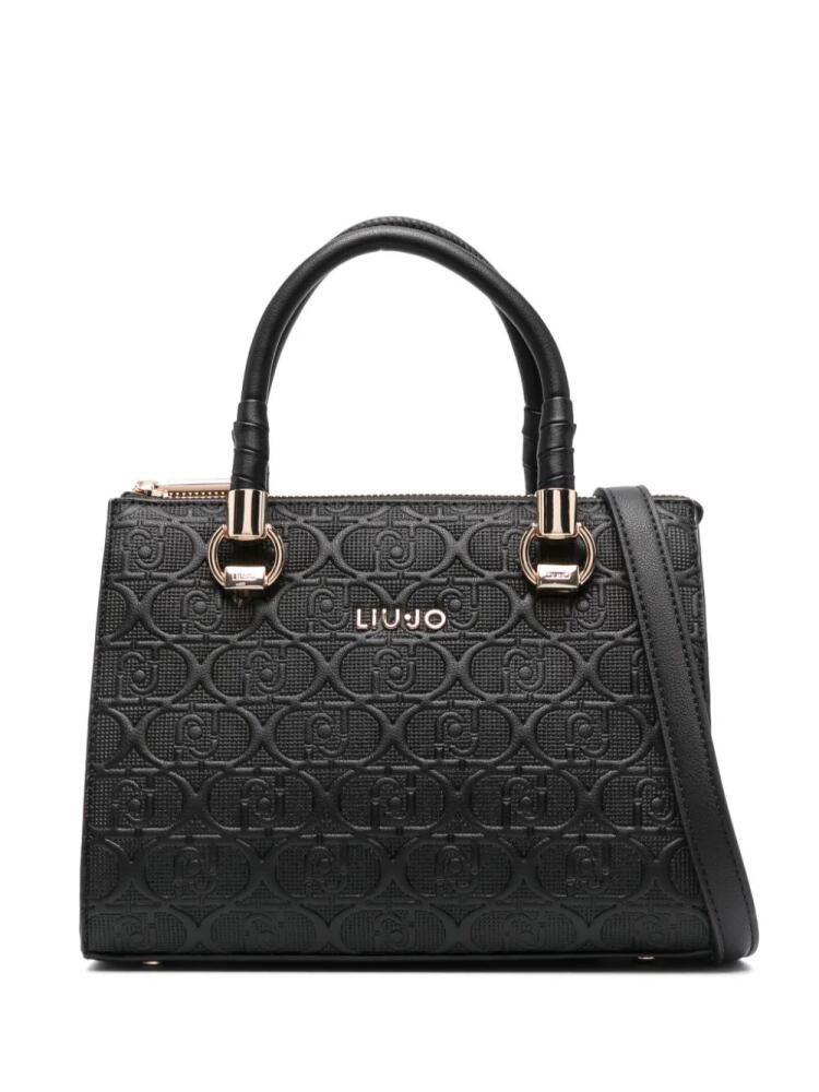 LIU JO small Manhattan tote bag - Black Cover