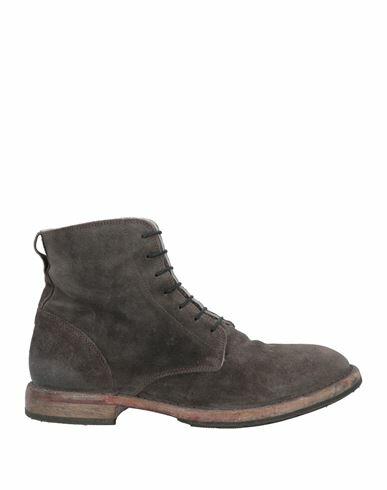 Moma Man Ankle boots Dark brown Leather Cover