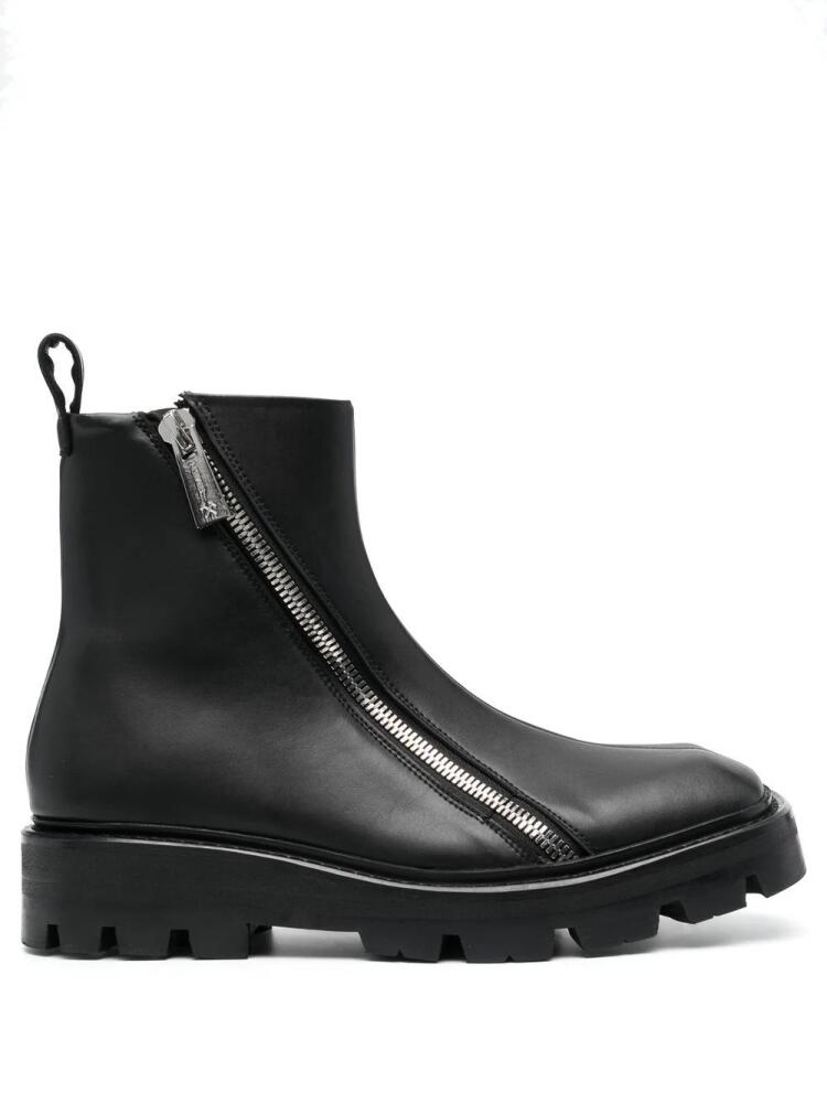 GmbH double-zip ankle boots - Black Cover