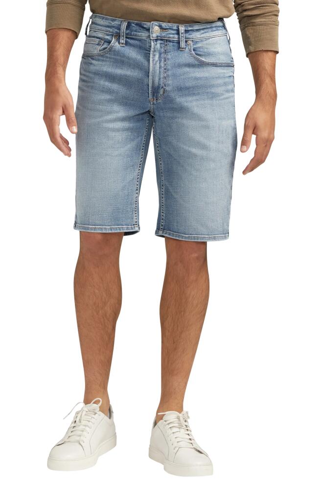 Silver Jeans Co. Zac Relaxed Fit Denim Shorts in Indigo Cover